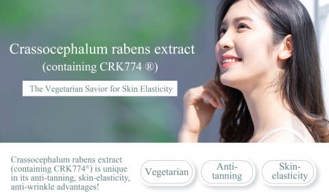 The vegetarian savior for skin elasticity - Crassocephalum rabens extract(containing CRK774 ®)